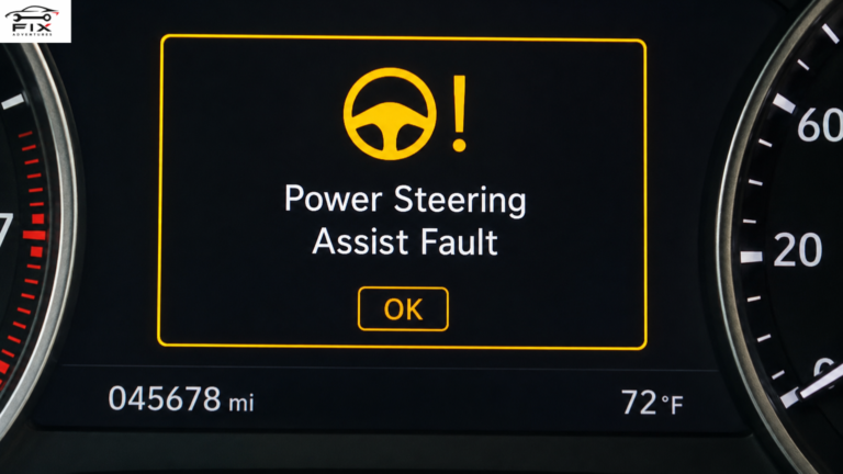 Power Steering Assist Fault Message: Causes, Symptoms, and Easy Fixes