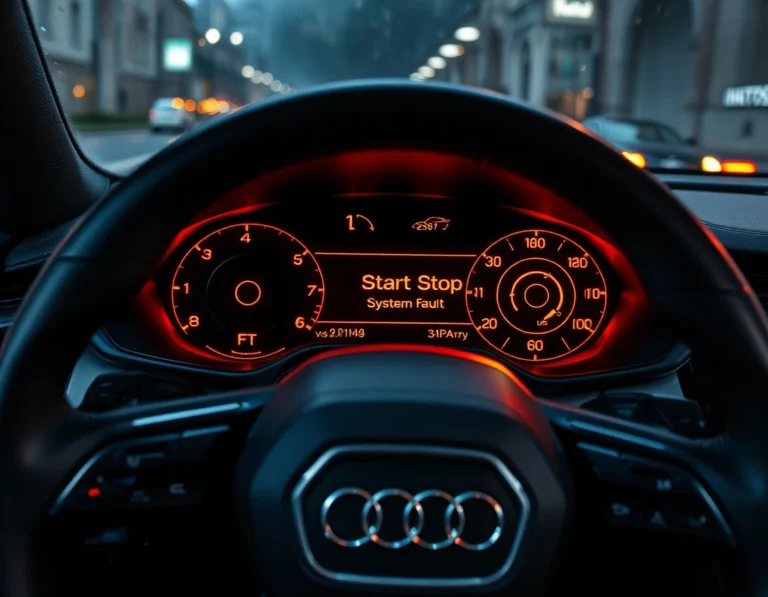 Audi Start Stop System Fault: Causes, Fixes, and Prevention Tips