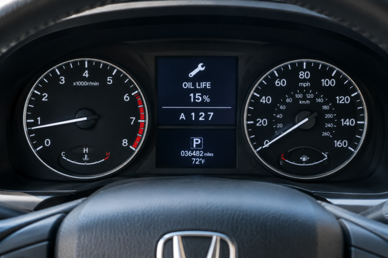 Honda Code A127: Meaning, Maintenance Checklist, Cost, and Service Guide